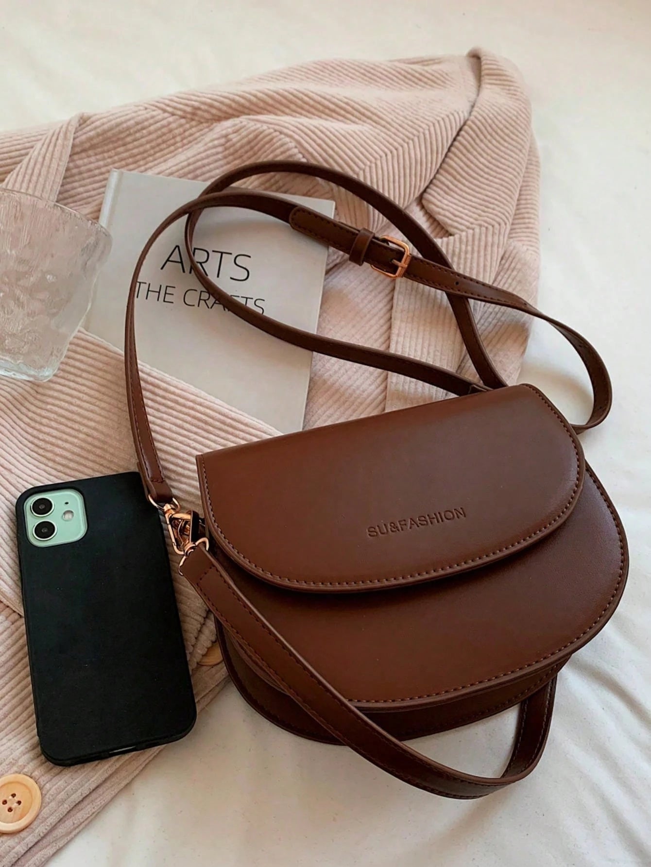 Eliza | Stijlvolle Crossbody Tas in Zadelvorm