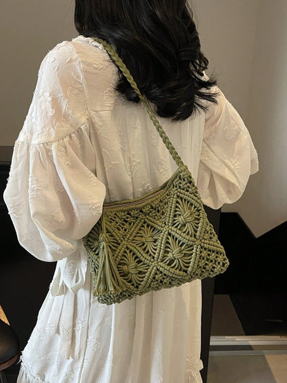 Luna | Geweven Crossbody Tas voor de Zomer