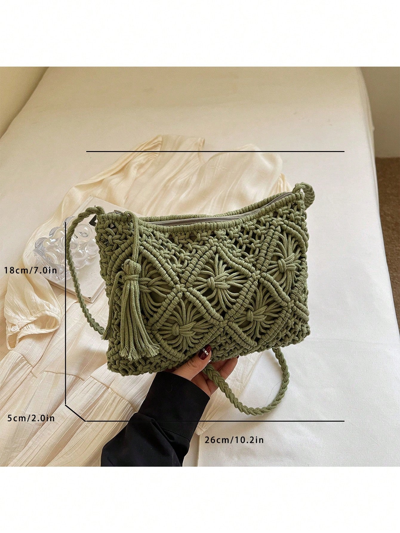 Luna | Geweven Crossbody Tas voor de Zomer