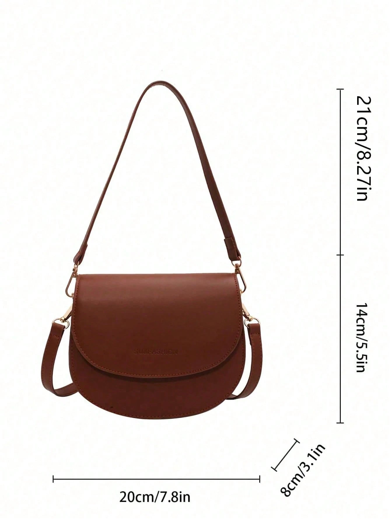 Eliza | Stijlvolle Crossbody Tas in Zadelvorm
