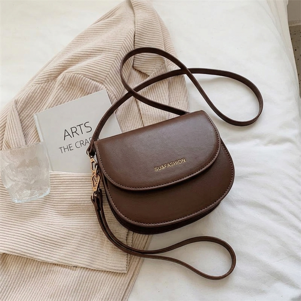 Eliza | Stijlvolle Crossbody Tas in Zadelvorm