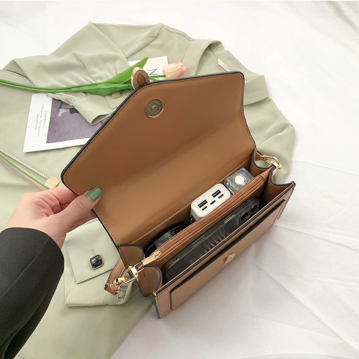 Grace | Elegante Crossbody Tas met Flap