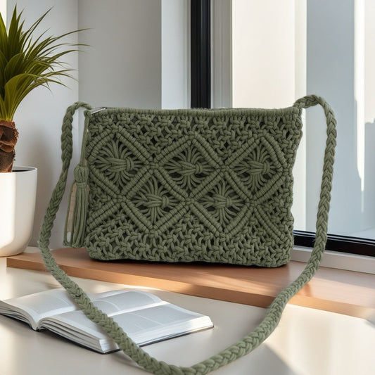 Luna | Geweven Crossbody Tas voor de Zomer